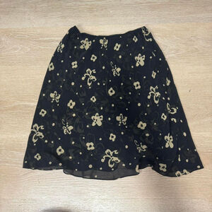 Y2K Mini Skirt Floral Pattern size M